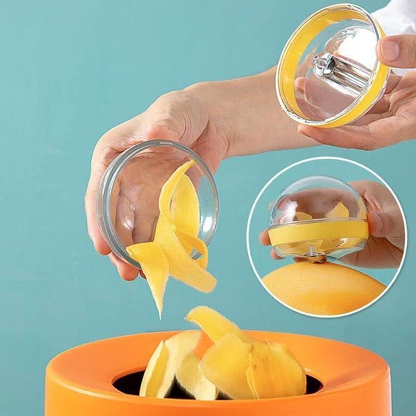 Round Peeler Container