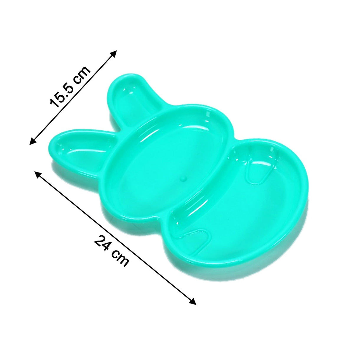 Rabbit Shape Kids Dish Set – 6 Pcs