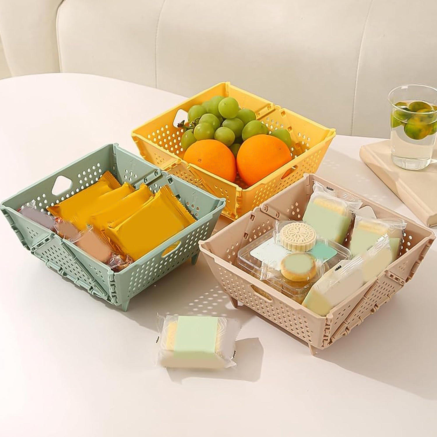 Compact Kitchen Storage Rack