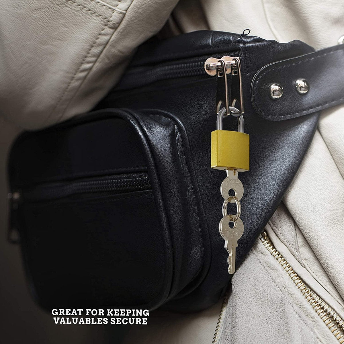 Cut-Resistant Brass Padlock