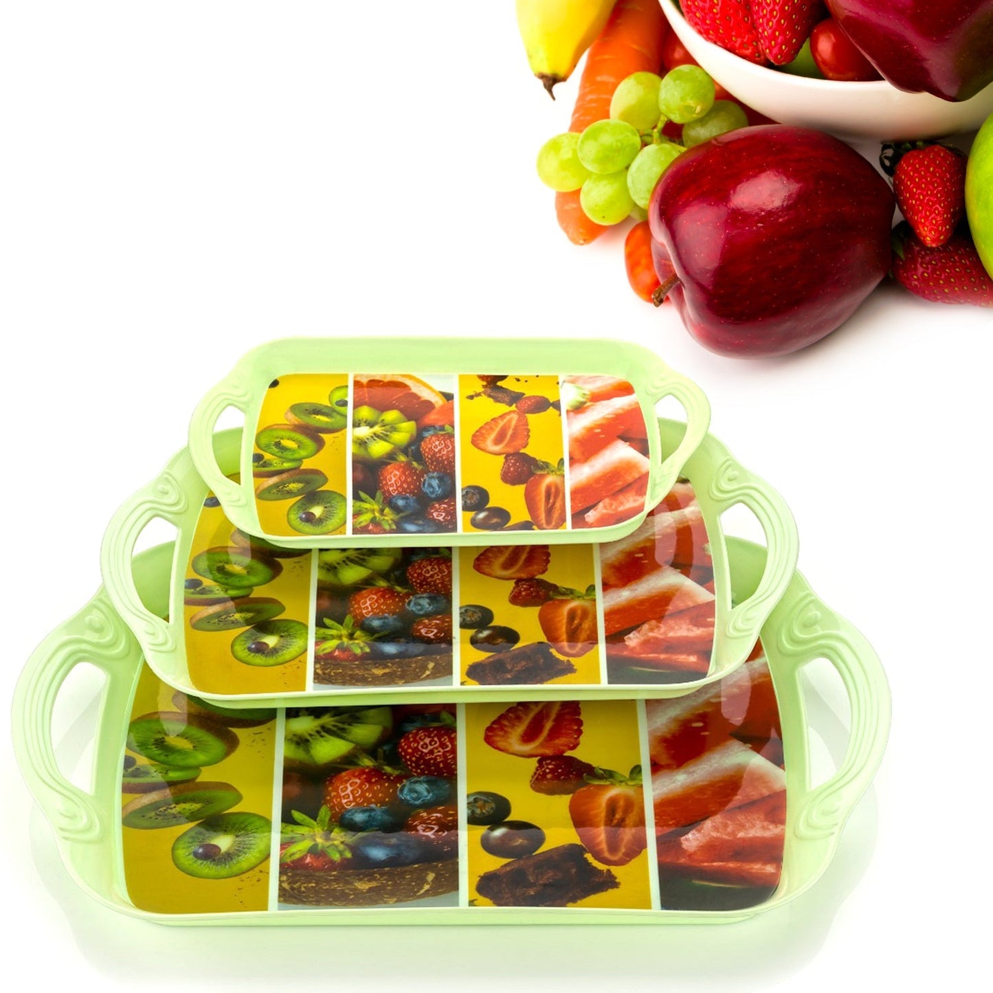 Melamine Serving Tray Set Of 3