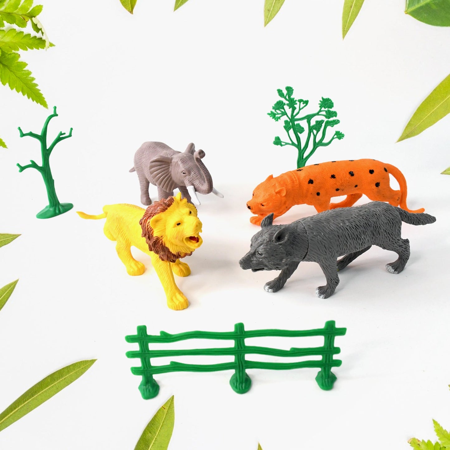 Small Wild Animal Set For Kids (4 pcs)