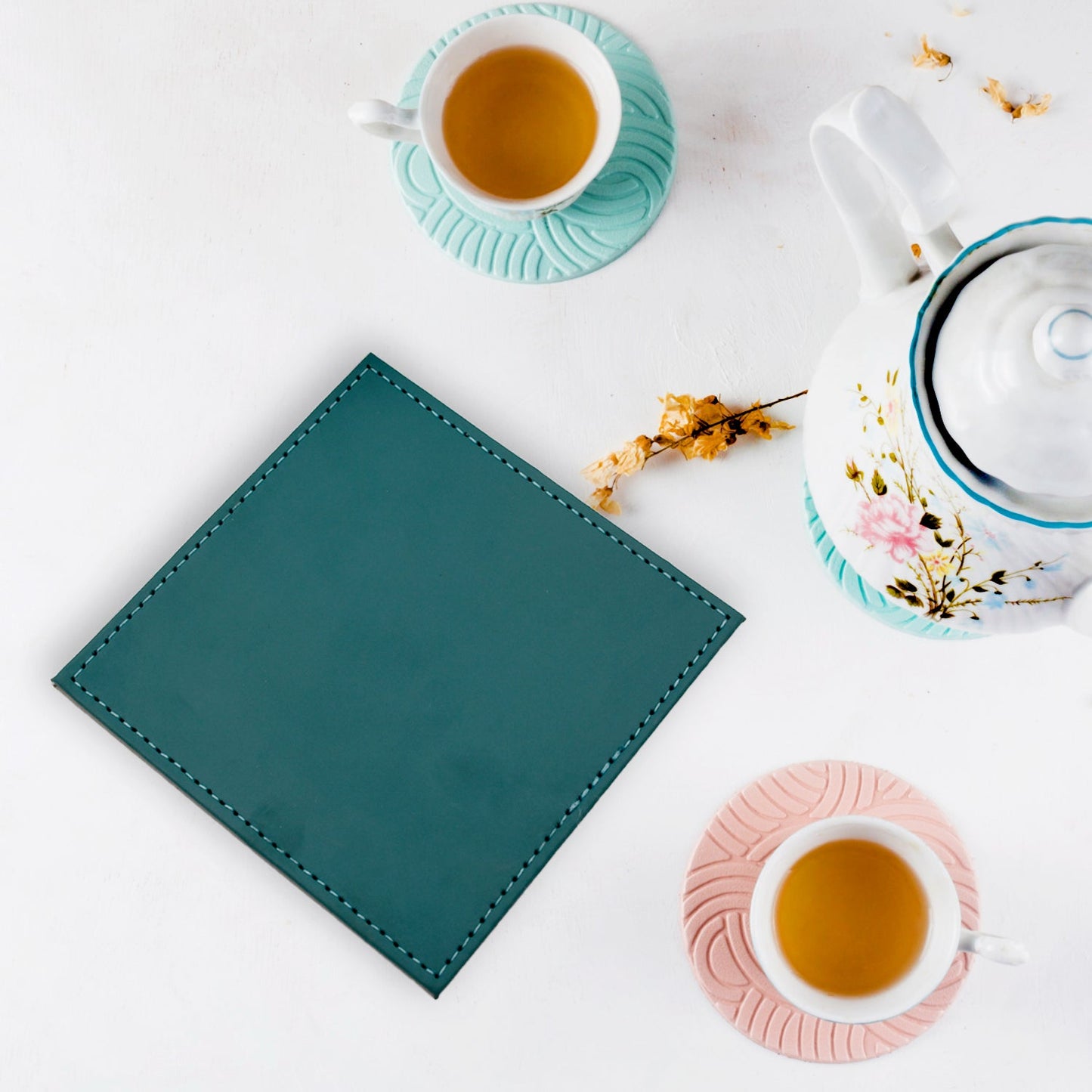 Leather Tea Coasters