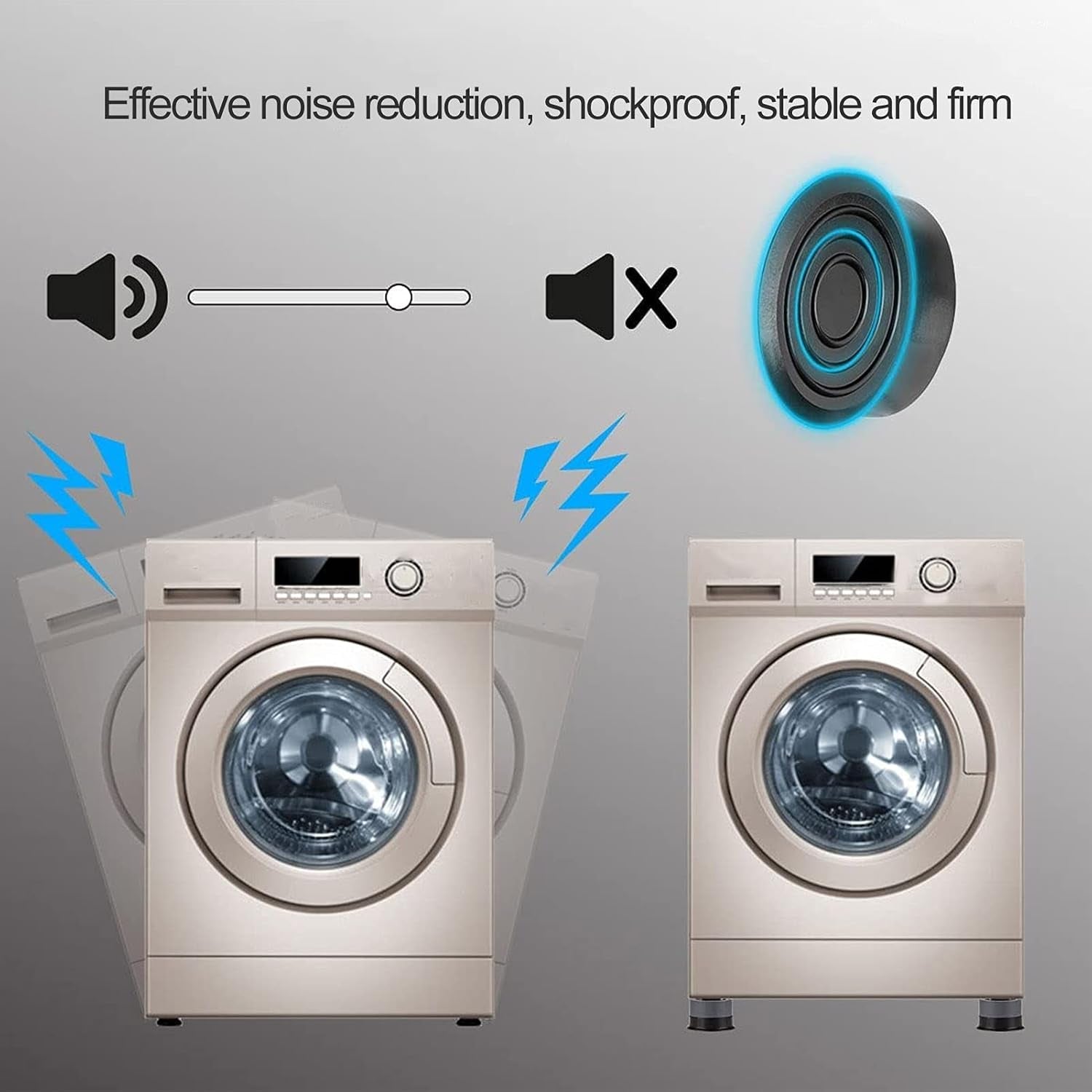 Anti-Vibration Washing Machine Pads
