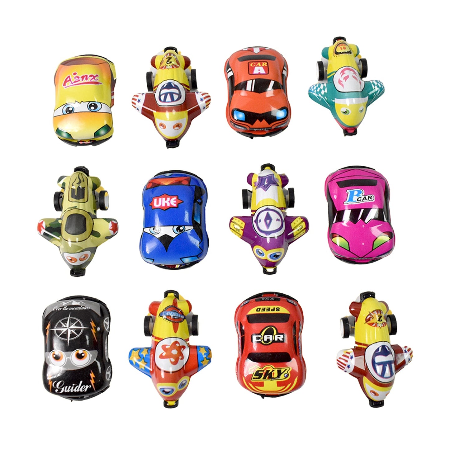 Mini Pull Back Car Toys (12 Pcs)