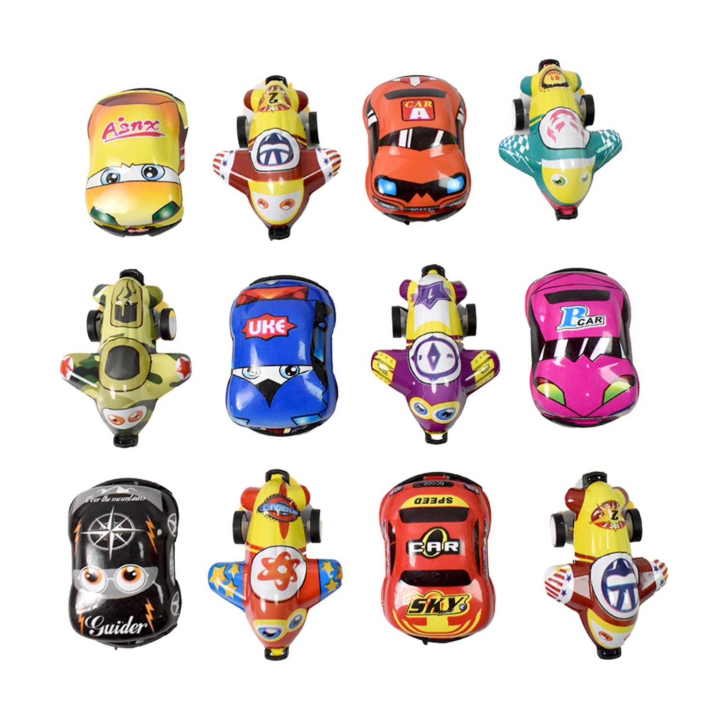 Mini Pull Back Car Toys (12 Pcs)