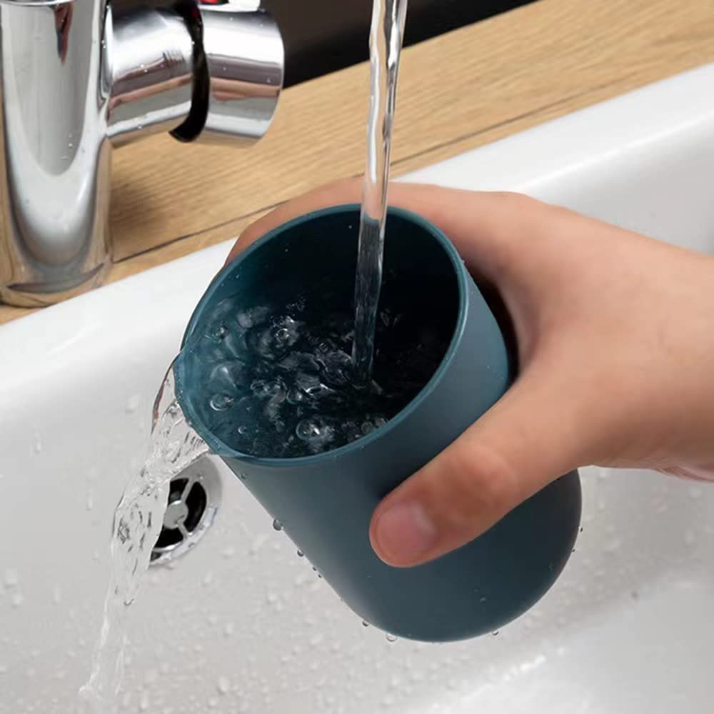 No-Drill Toothbrush Organizer