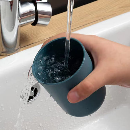 No-Drill Toothbrush Organizer