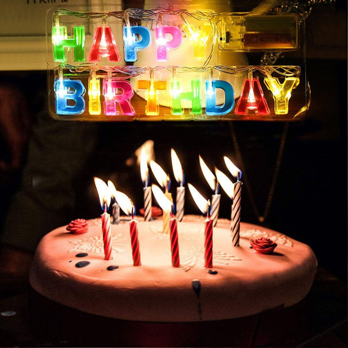 Decoratives Plastic Birthday Light