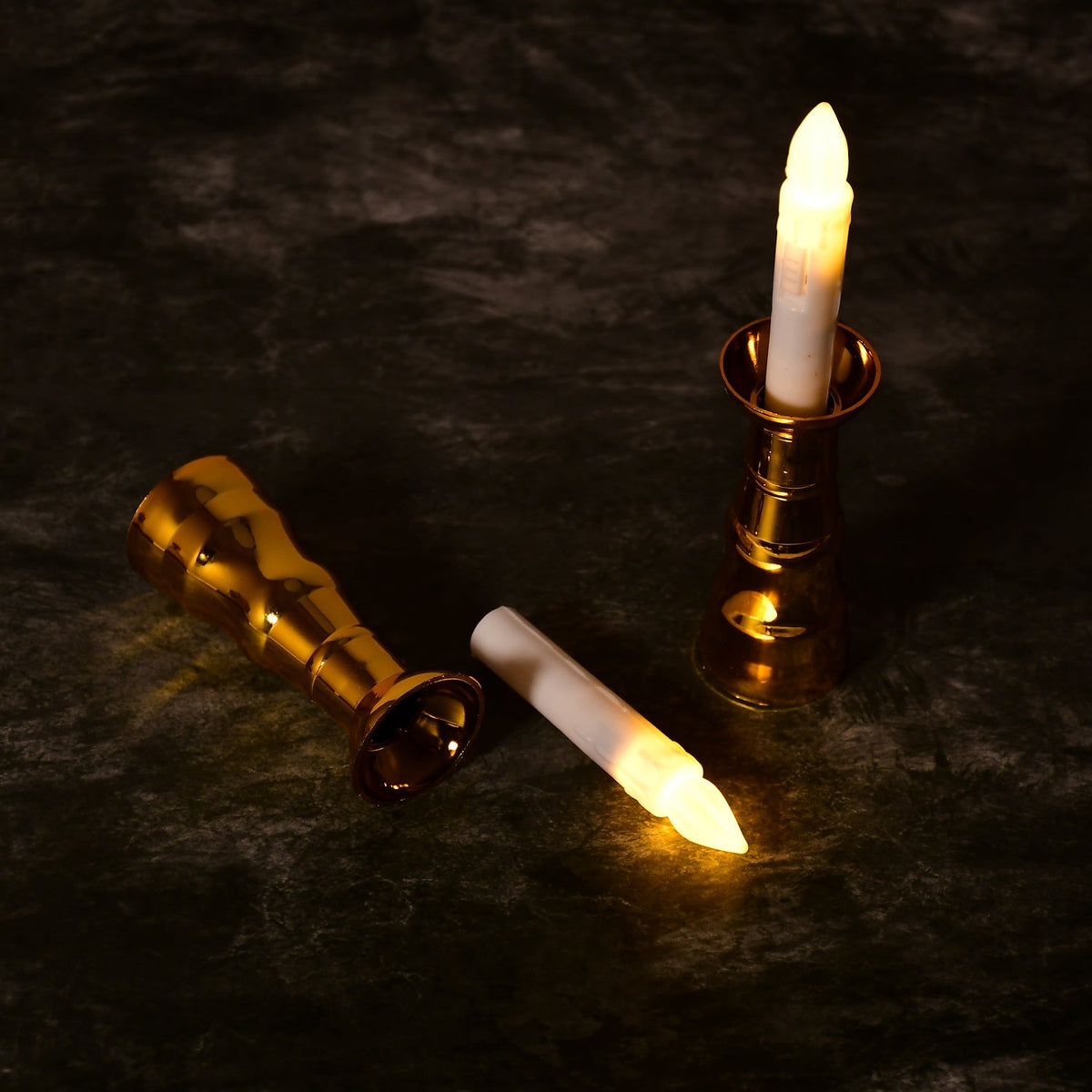LED Flameless Candle Lights – 2pcs