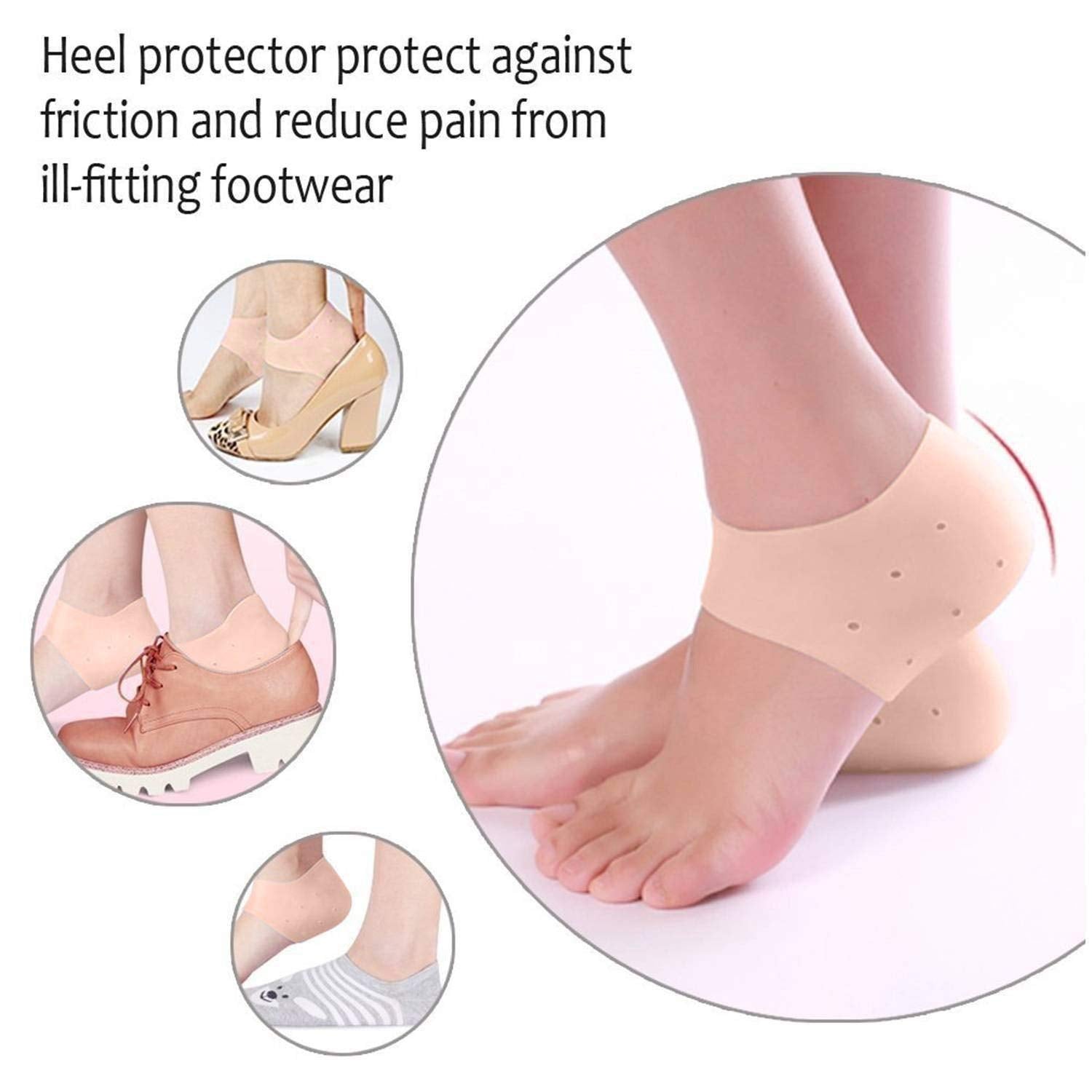 Anti Crack Silicon Gel Heel Moisturizing Socks