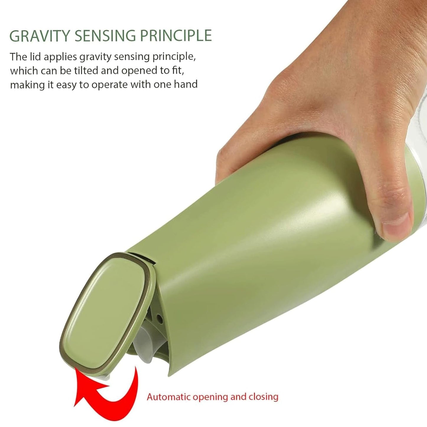 Non-Drip Glass Oil Dispenser