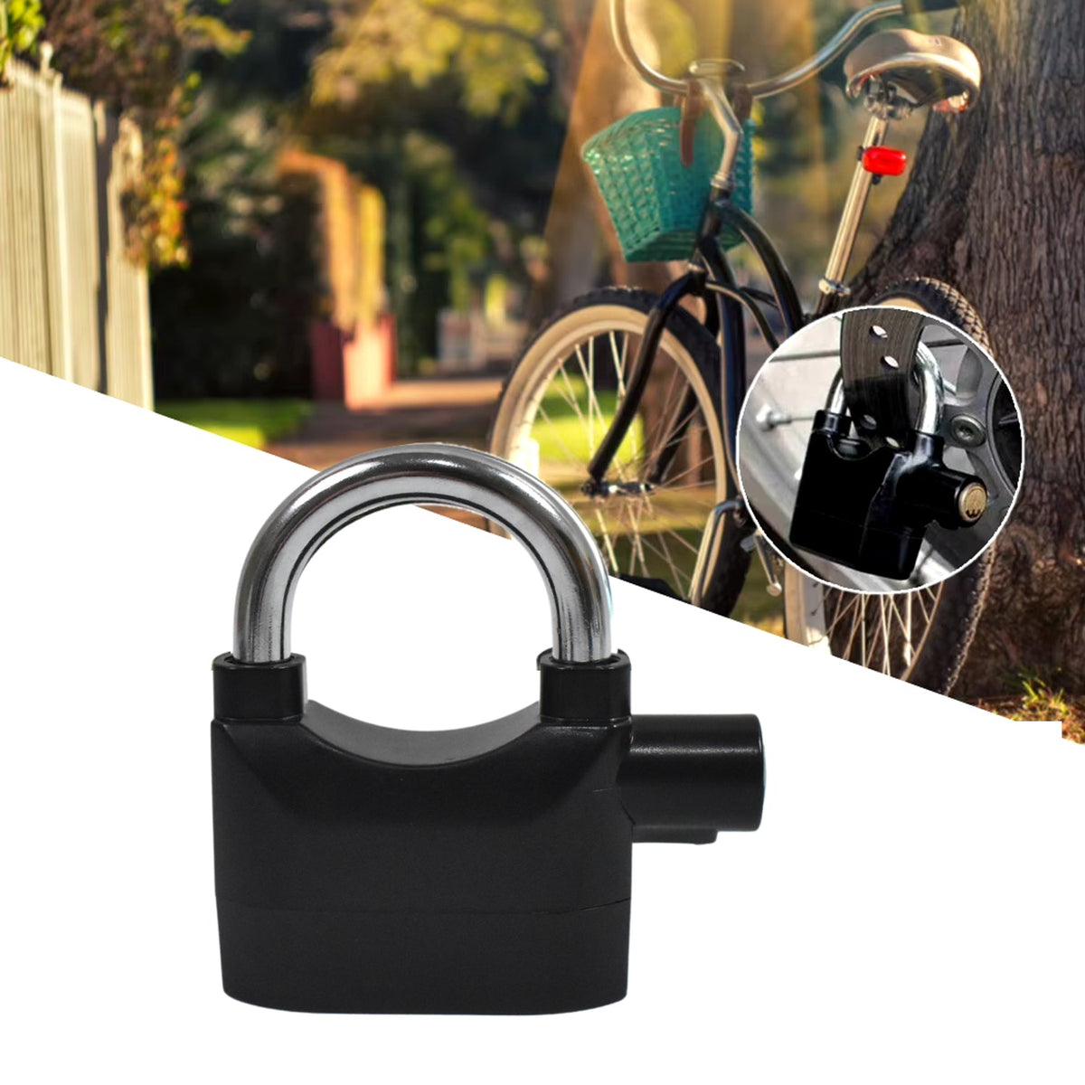 Siren Alarm Padlock