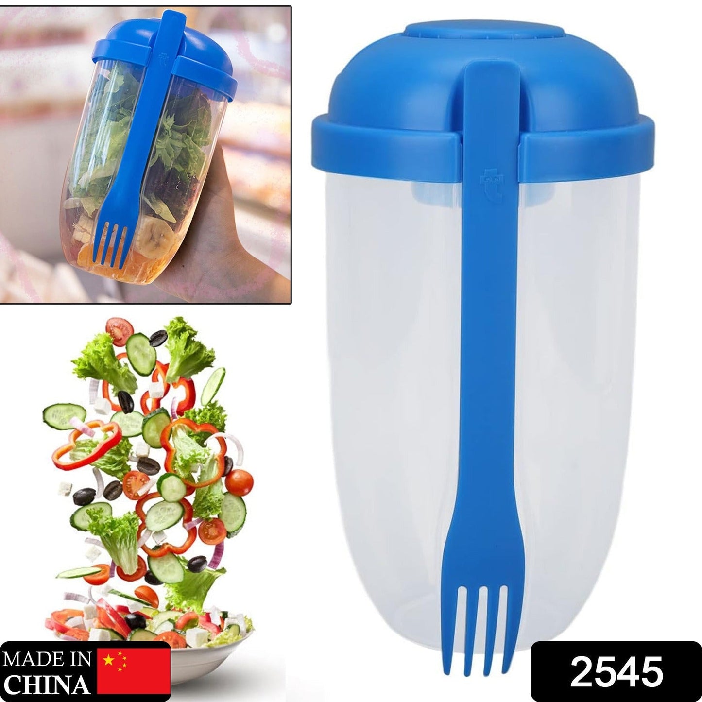 Portable Salad Shaker Cup
