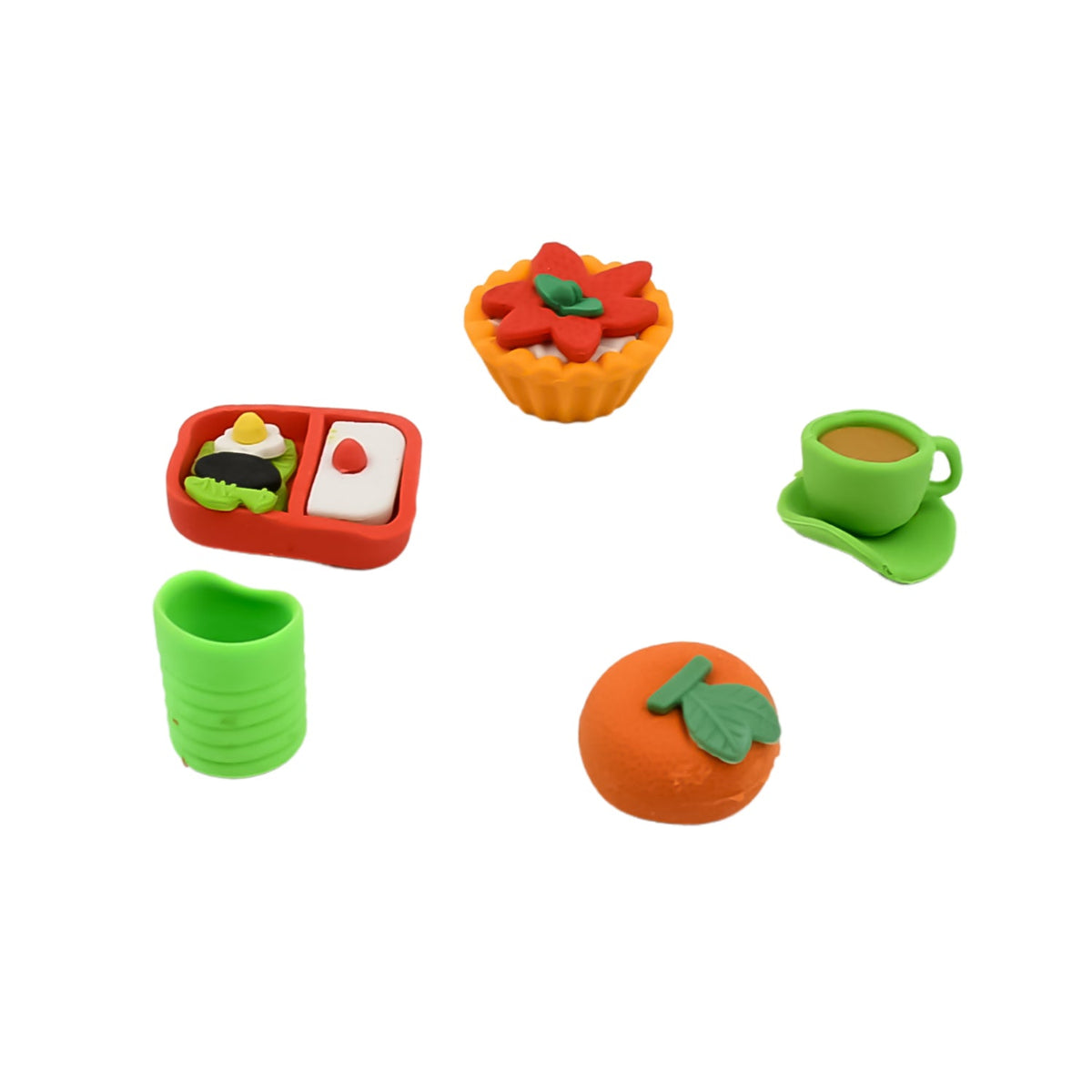 Colorful Fancy Eraser Set