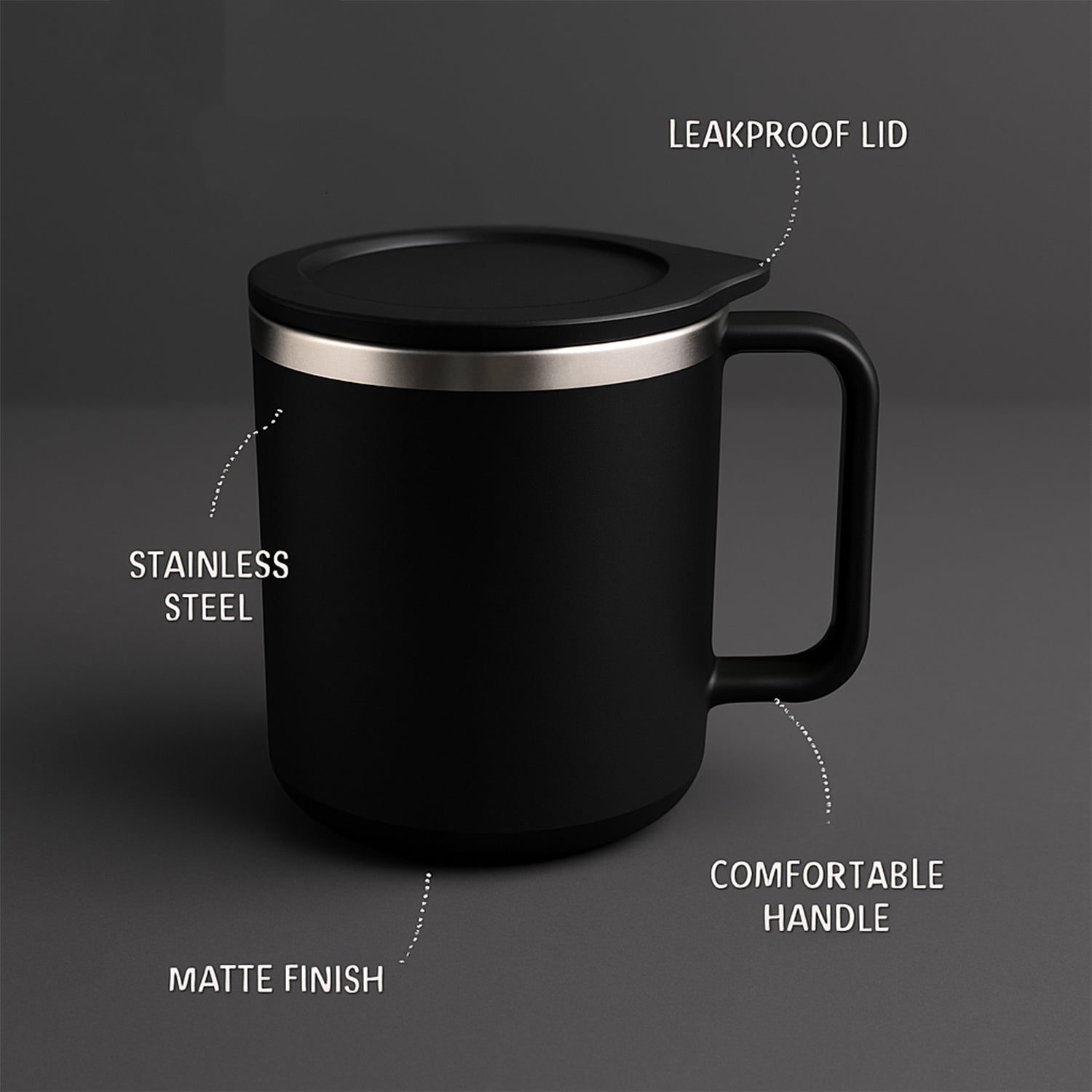 Happy Mug 400ml (1 Pc)