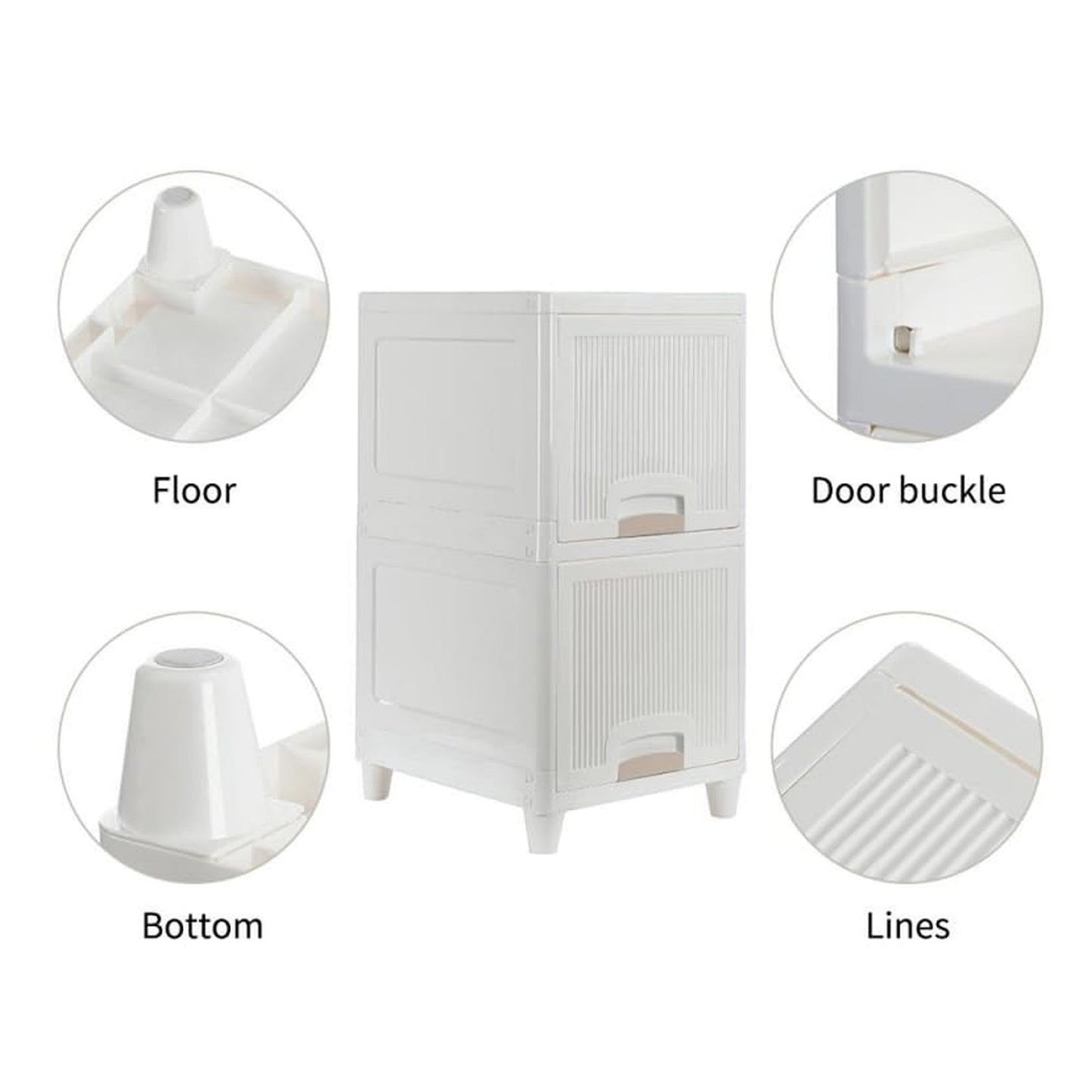 2-Layer Multipurpose Storage Drawers