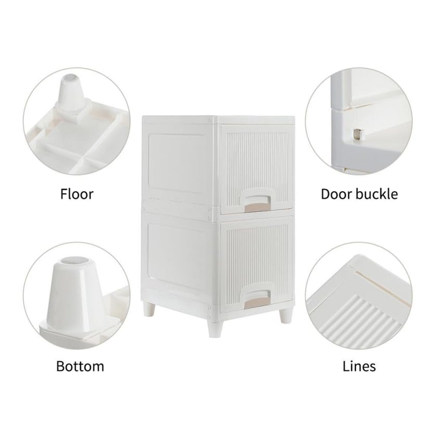 2-Layer Multipurpose Storage Drawers