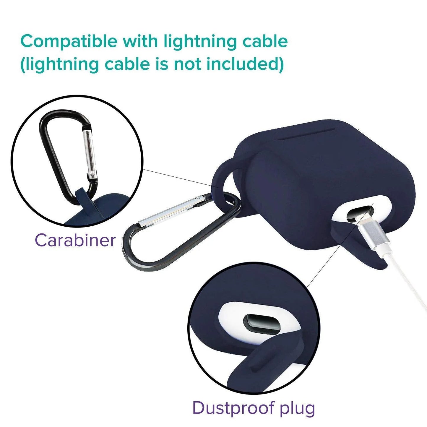 Portable Protective Cover for Wireless Earbuds