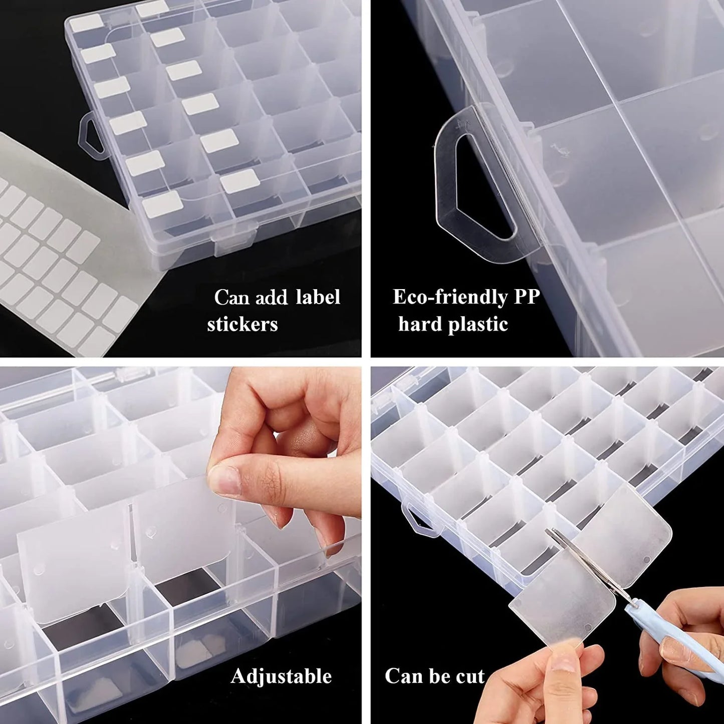 Clear Adjustable Organizer Box