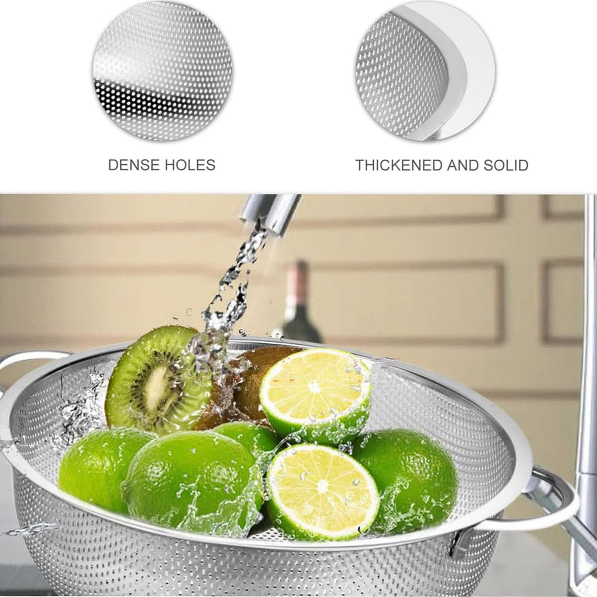 Collapsible Stainless Steel Strainer