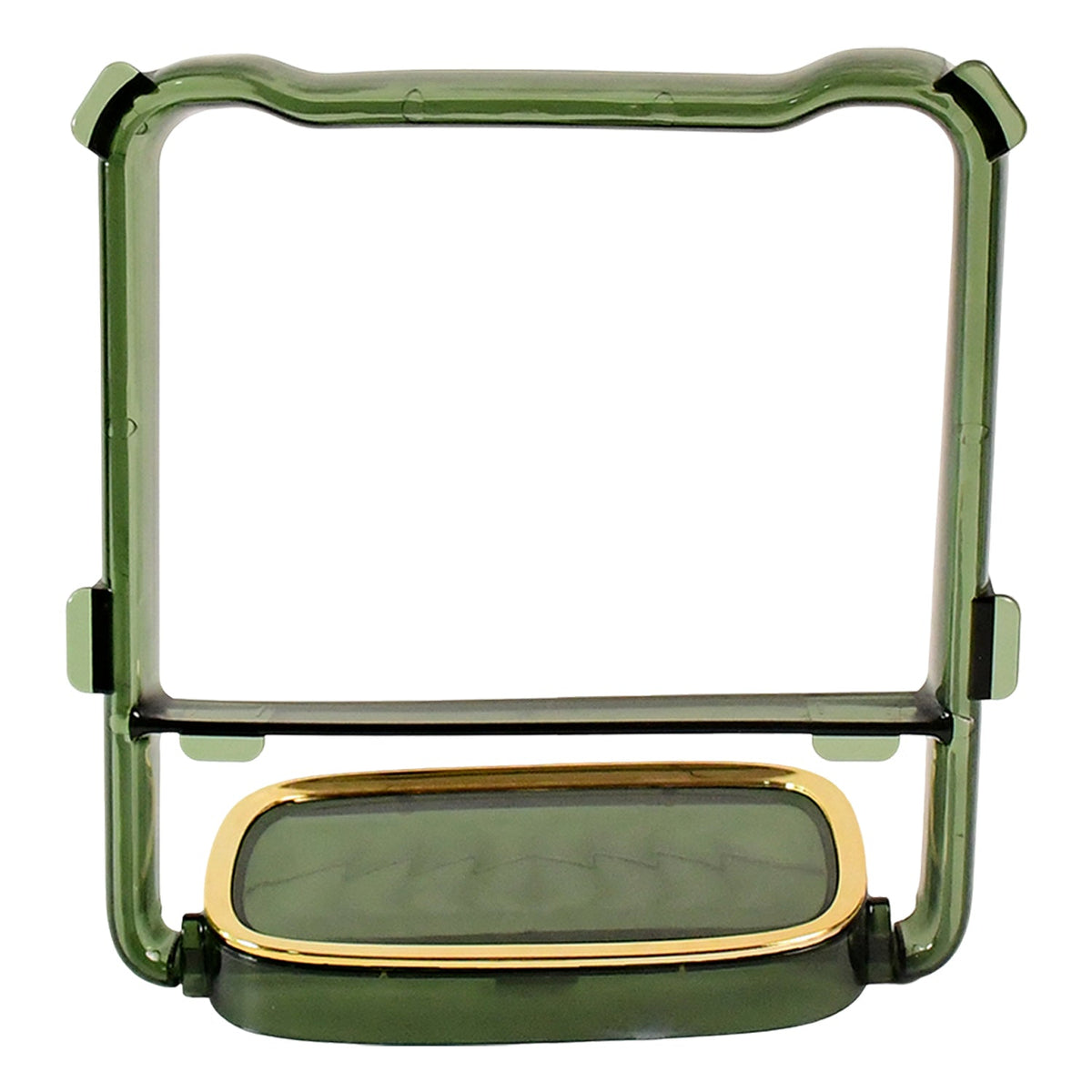 2-in-1 Adhesive Towel & Soap Holder – Green