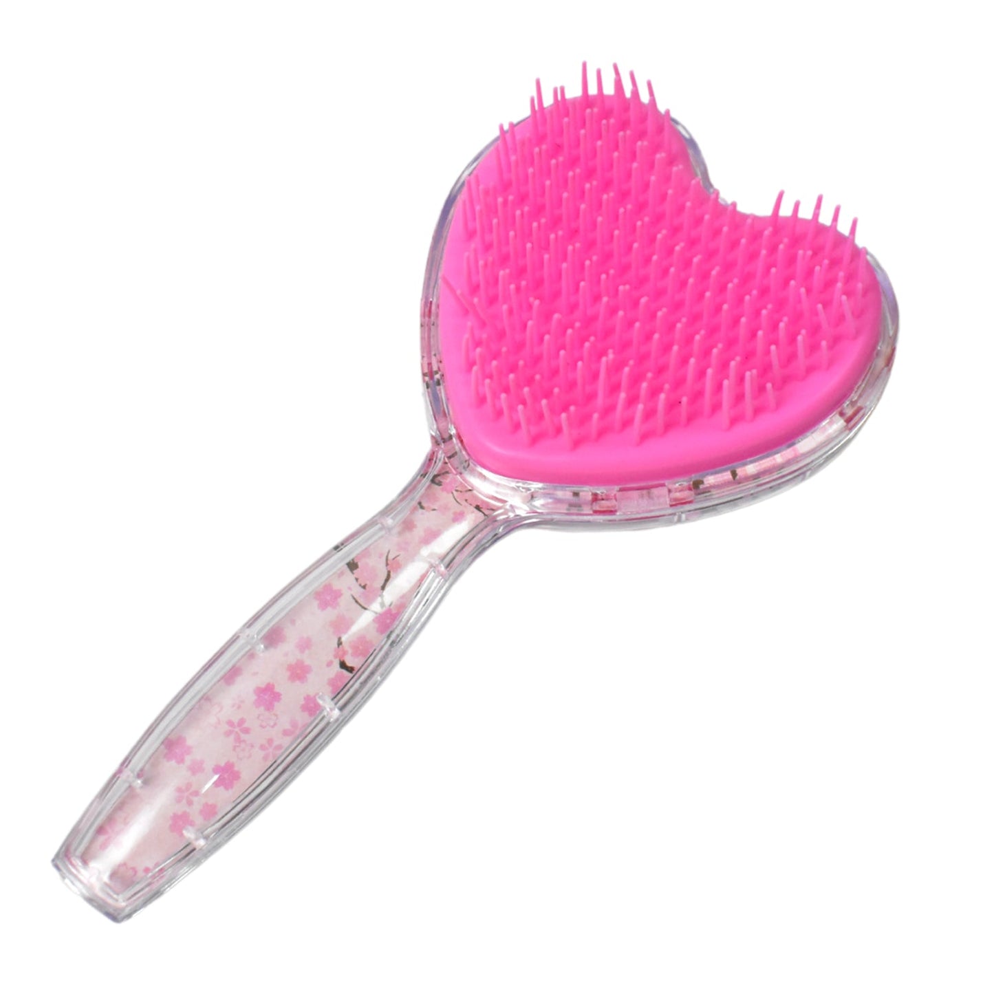 Heart Glitter Hair Brush