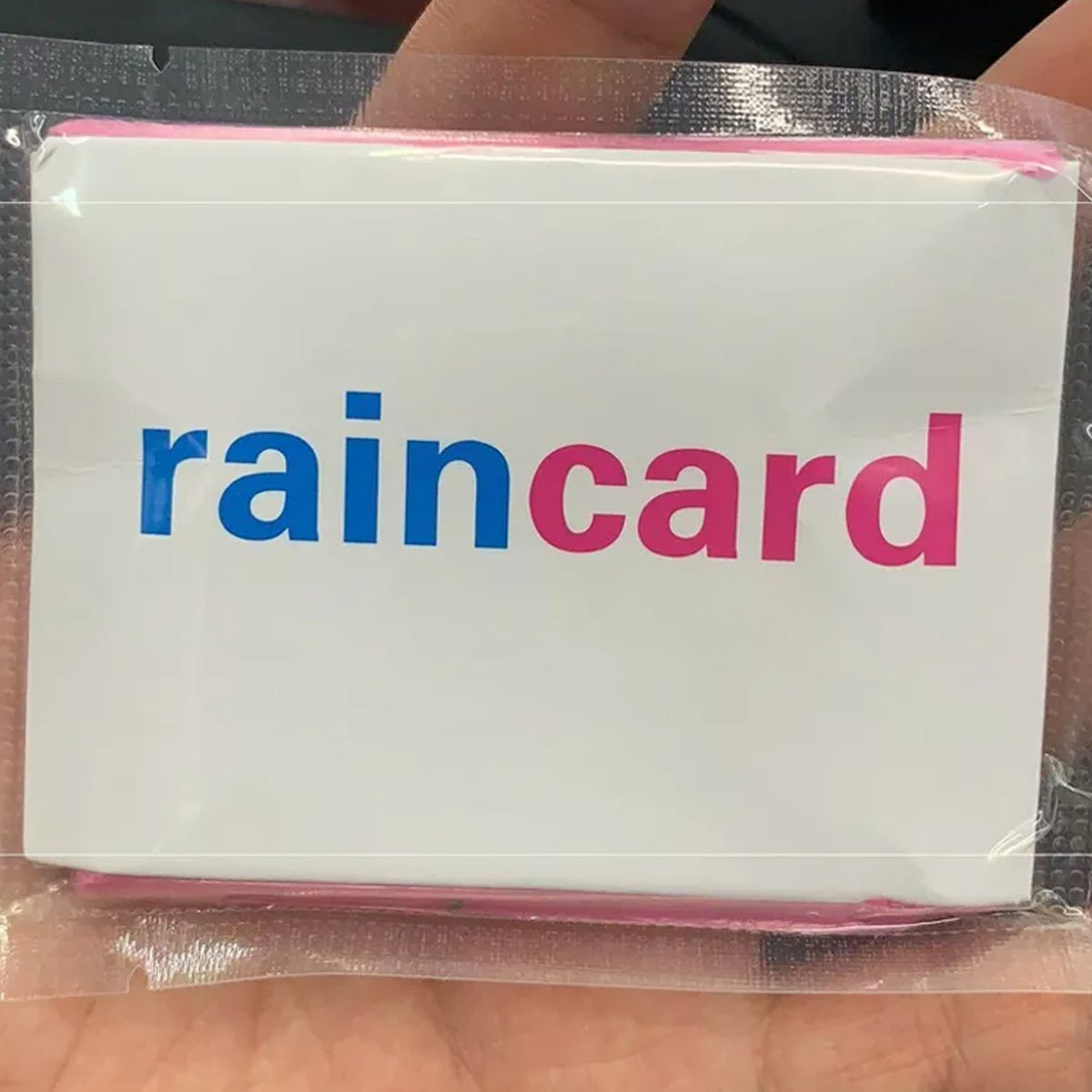 Wallet-Sized Emergency Raincoat