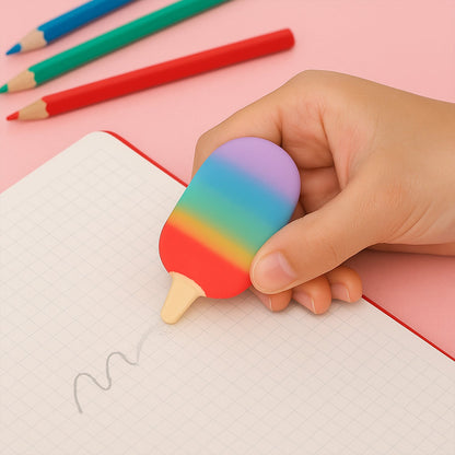 Jelly Popsicle 3D Eraser Set – 2 Pcs