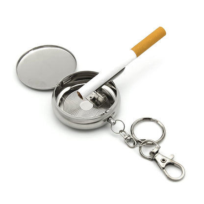 Mini Pocket Ashtray Keychain