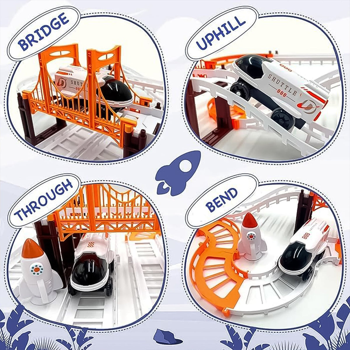 Space Adventure Race Track Set