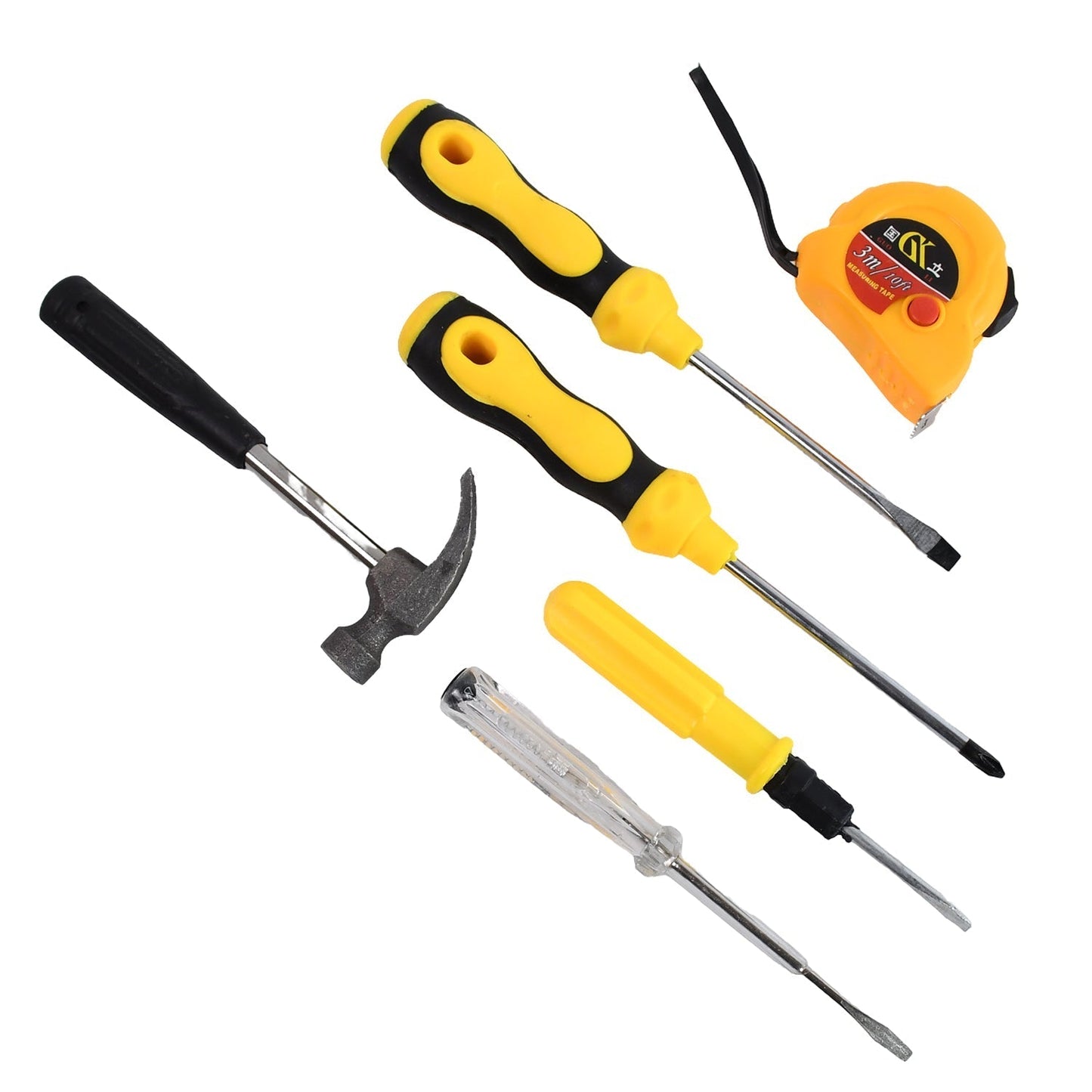 6 In 1 Hand Tool Kit Repair Screwdrivers