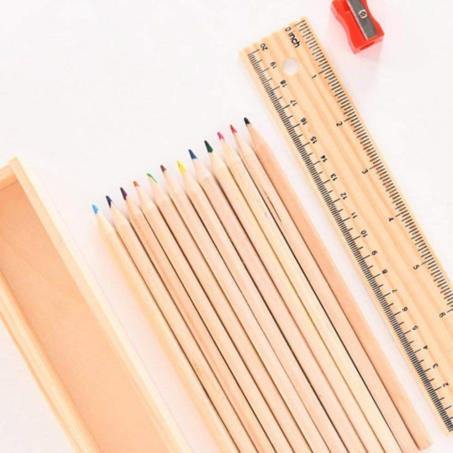 Colorful Wooden Pencil Set