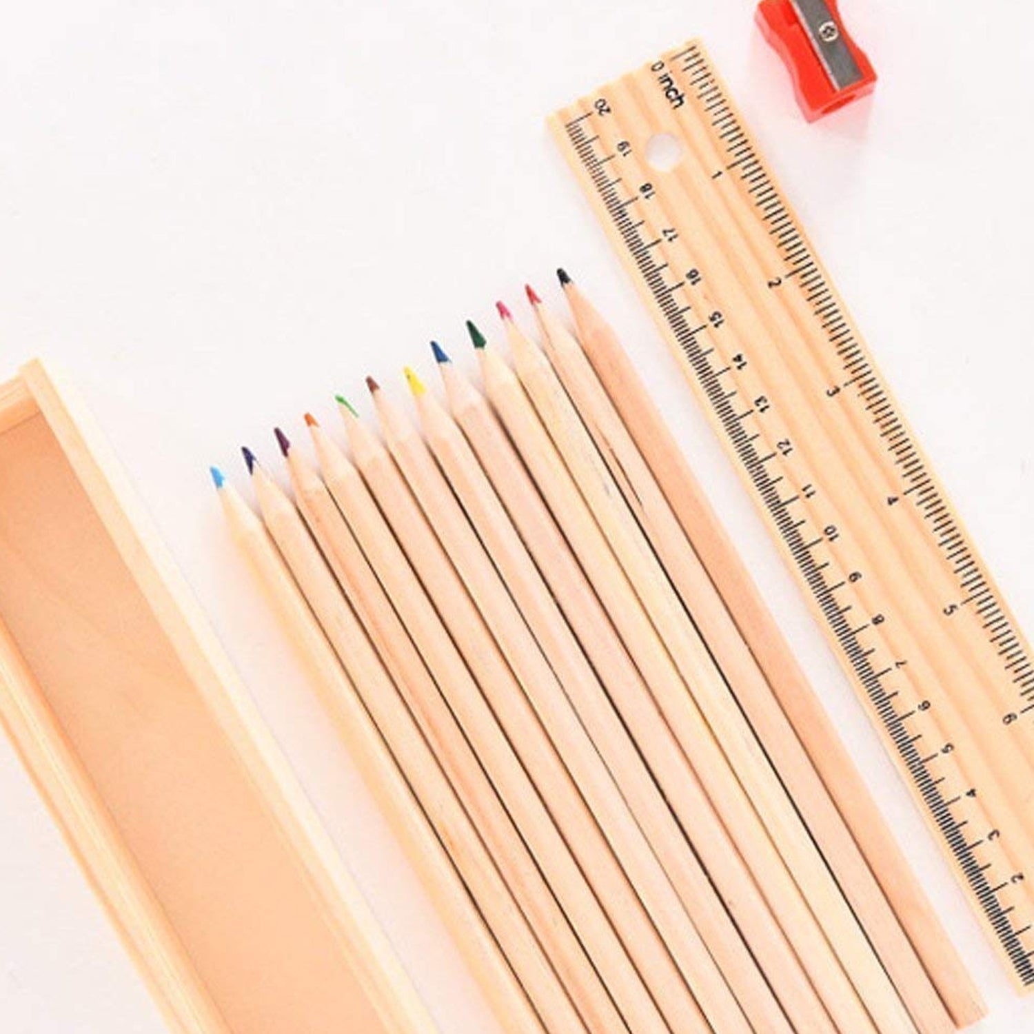 Colorful Wooden Pencil Set