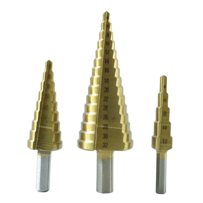 Titanium Step Drill Bit Set