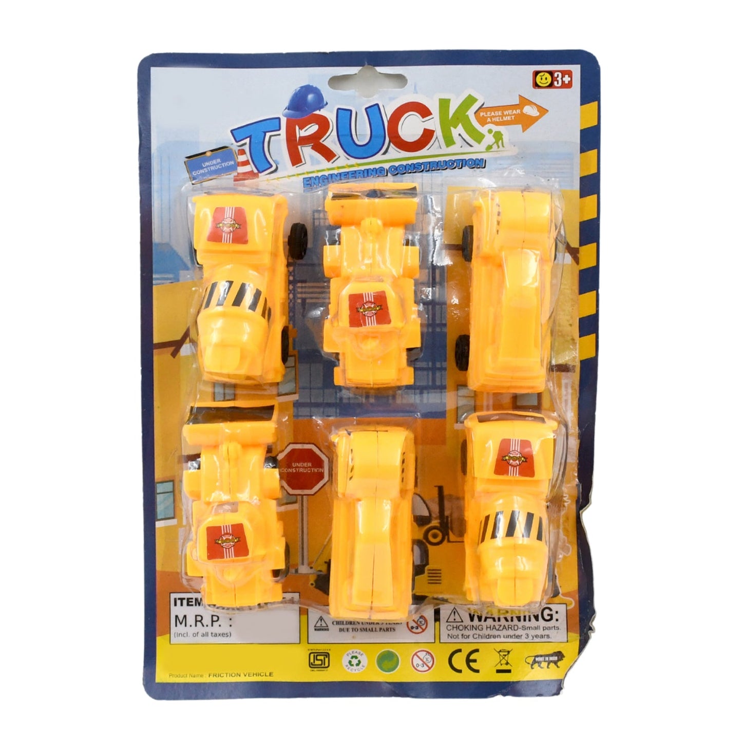 Construction Toy Car Set