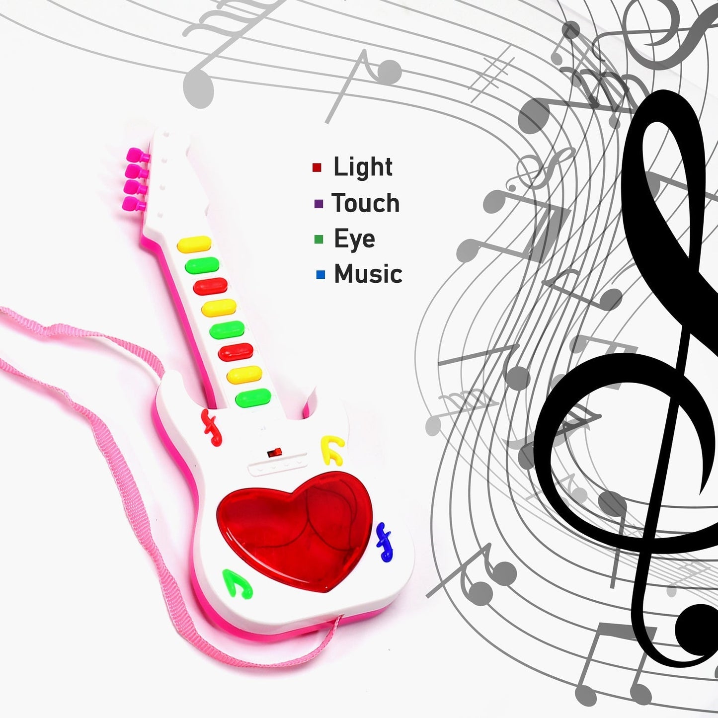 Battery Operated Musical Instruments Mini Guitar