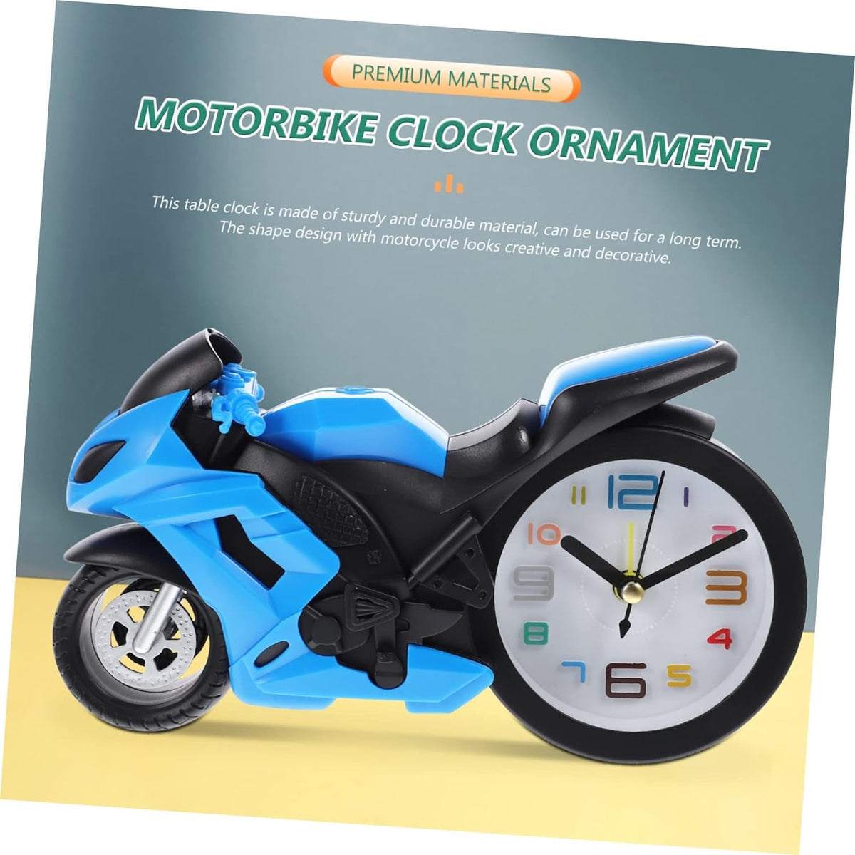 Fashioned Alarm Clock Novelty Retro Motorcycle