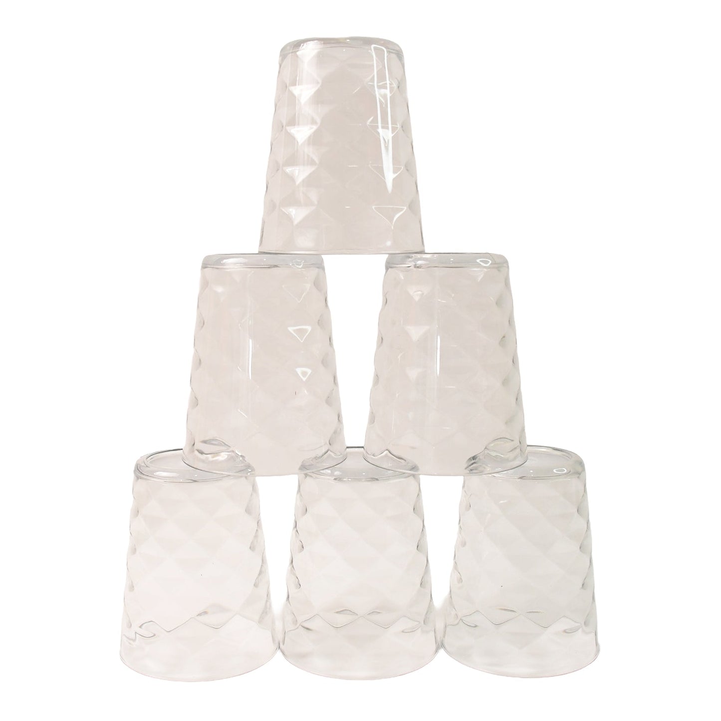 Unbreakable Pyramid Design Glass