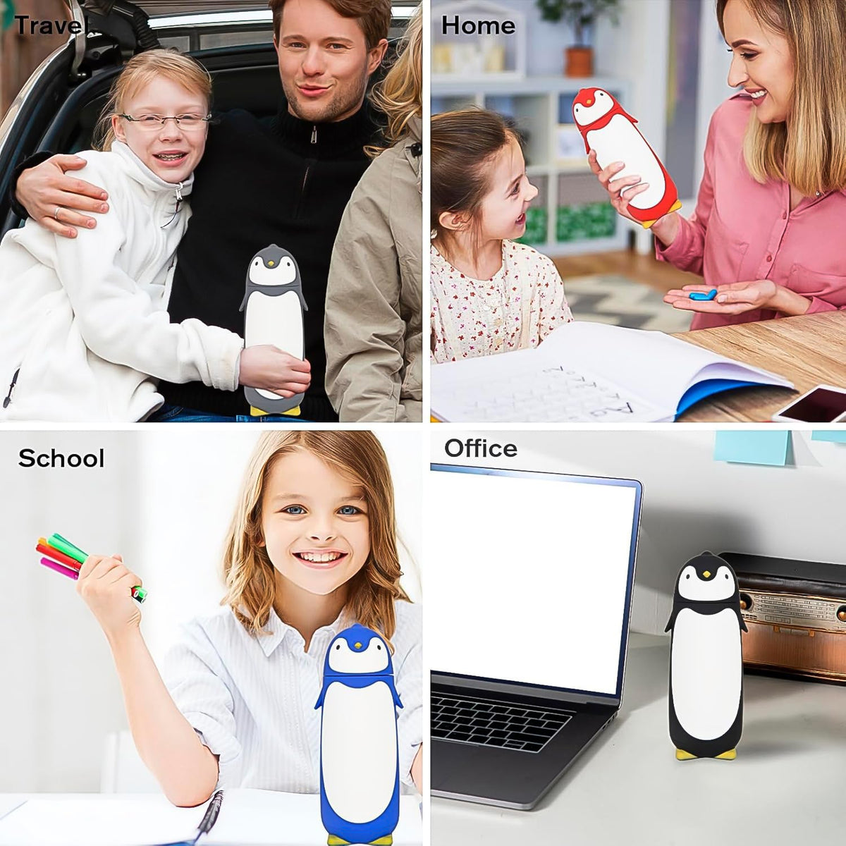 Penguin Cartoon Water Bottle