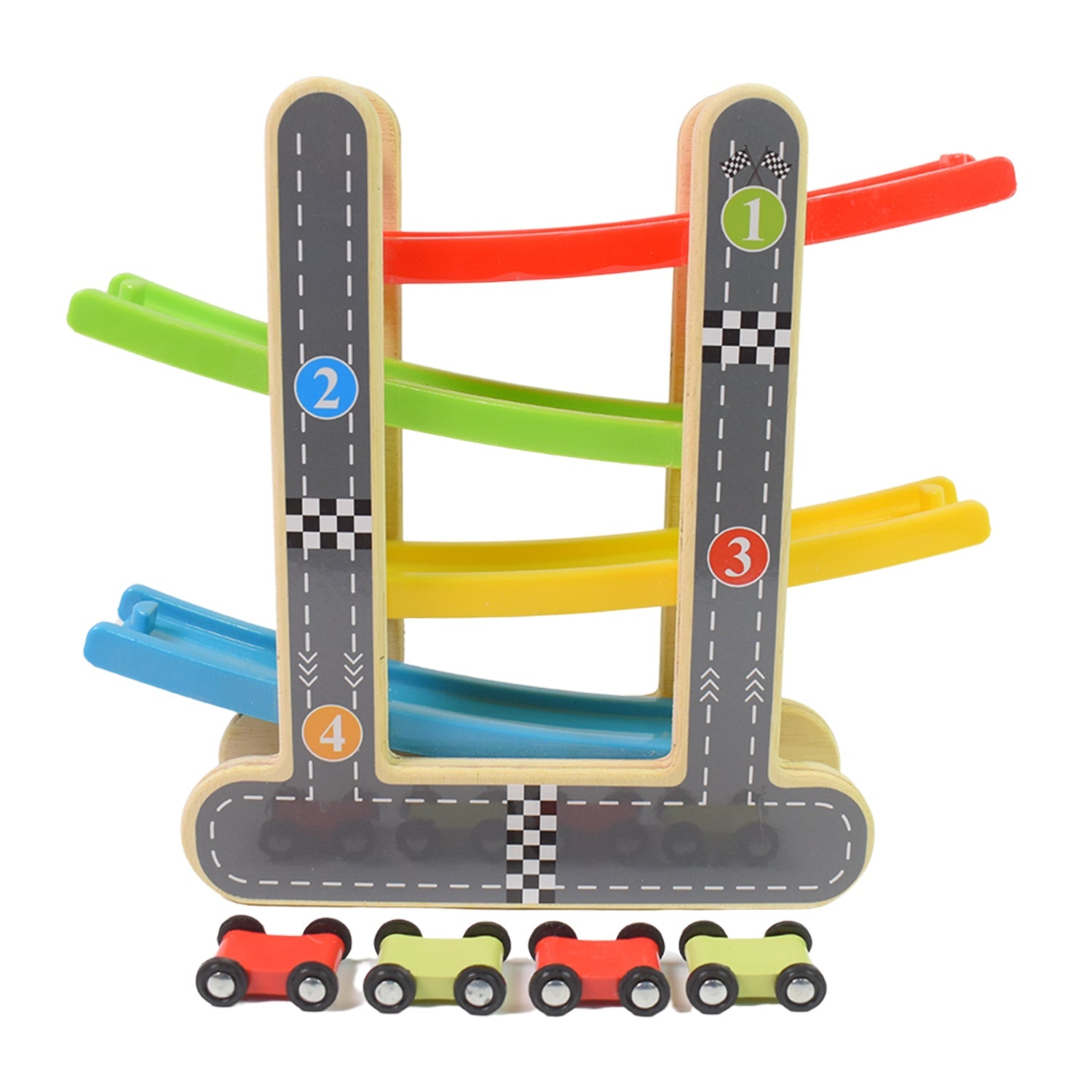 Wooden Click-Clack Race Track
