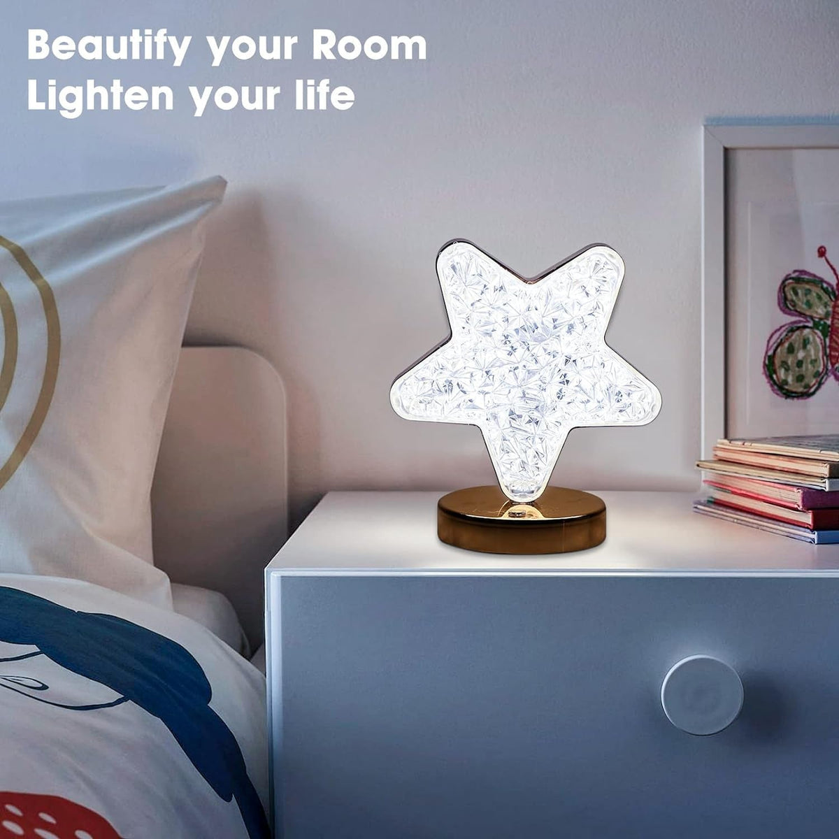 Crystal Diamond Lamp Cordless