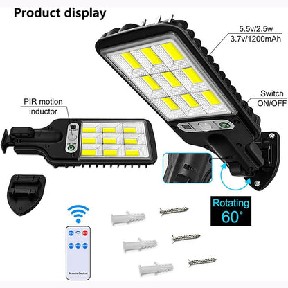 Solar Motion Sensor Street Light