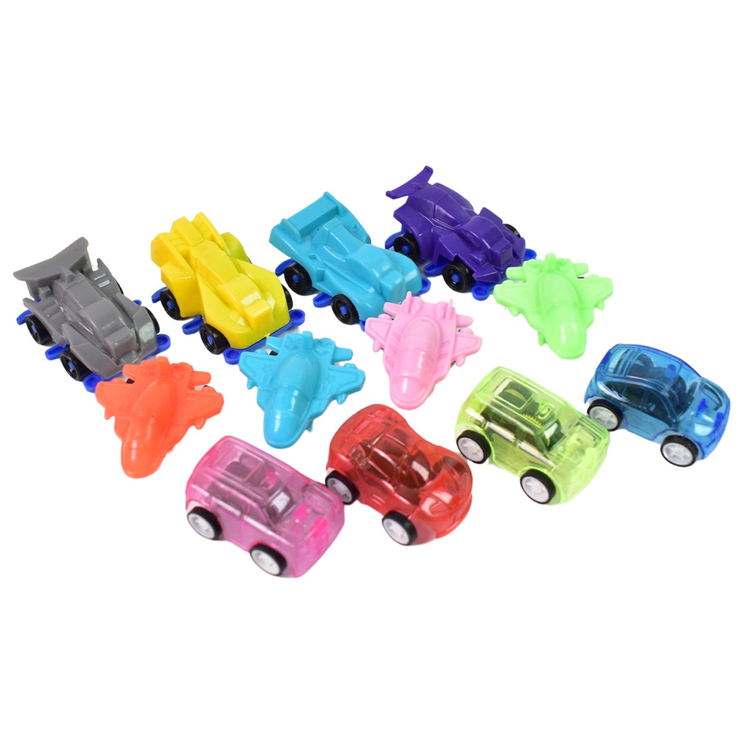 Mini Car Aeroplane Plastic Cartoon Toys