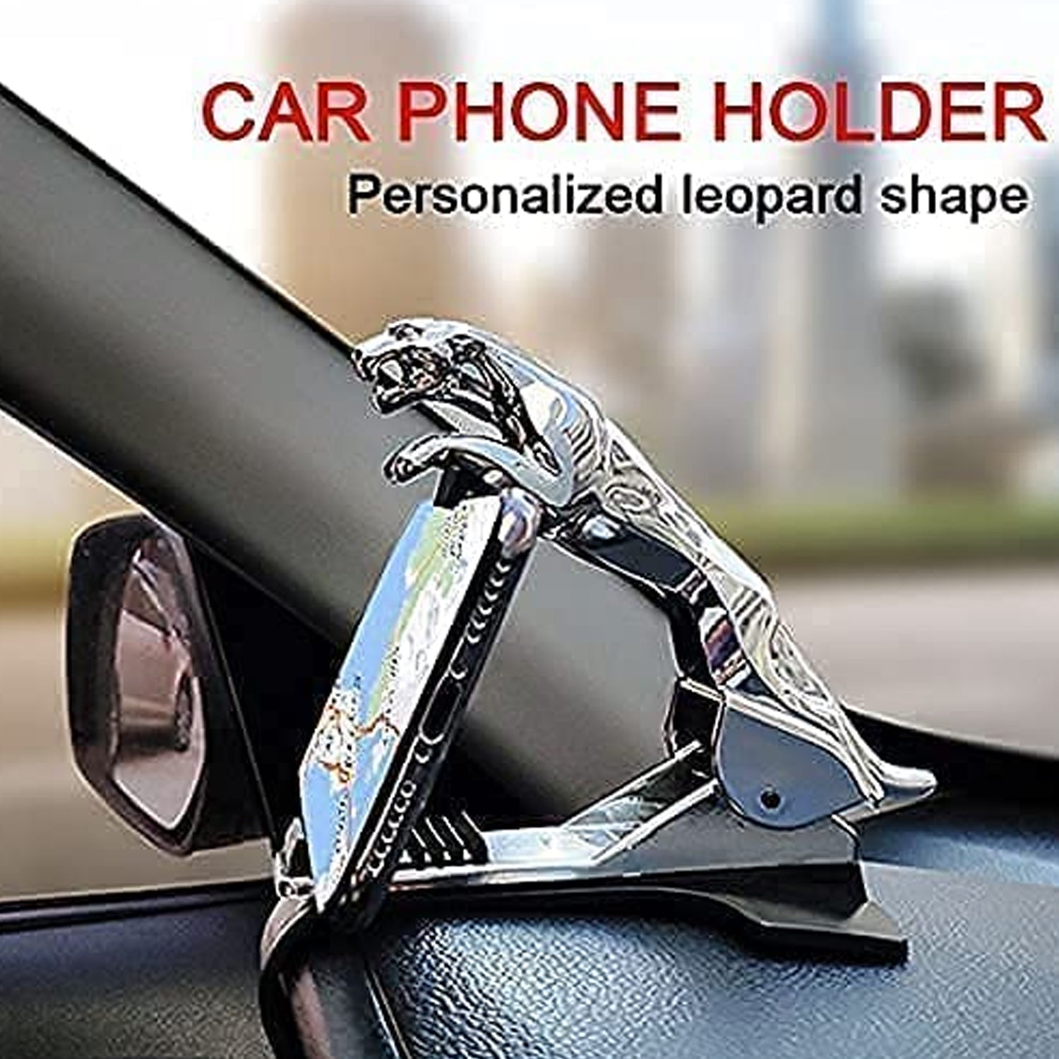 Leopard Car Mobile Holder