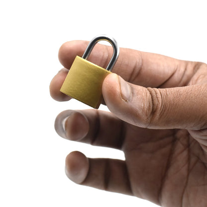 Cut-Resistant Brass Padlock