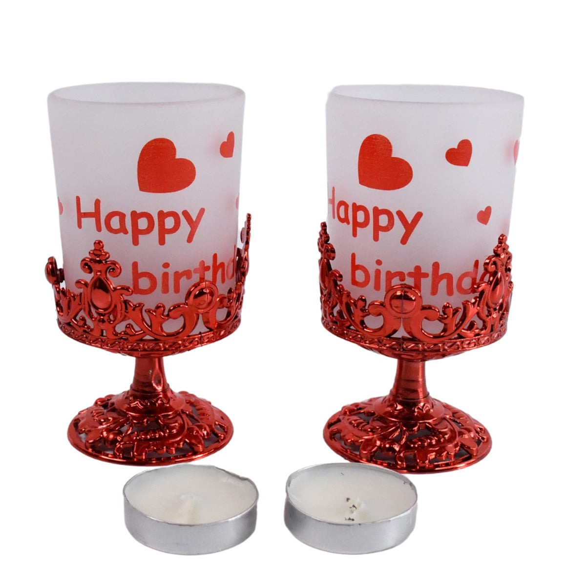 Stylishly Candle Stand (2 Pc)