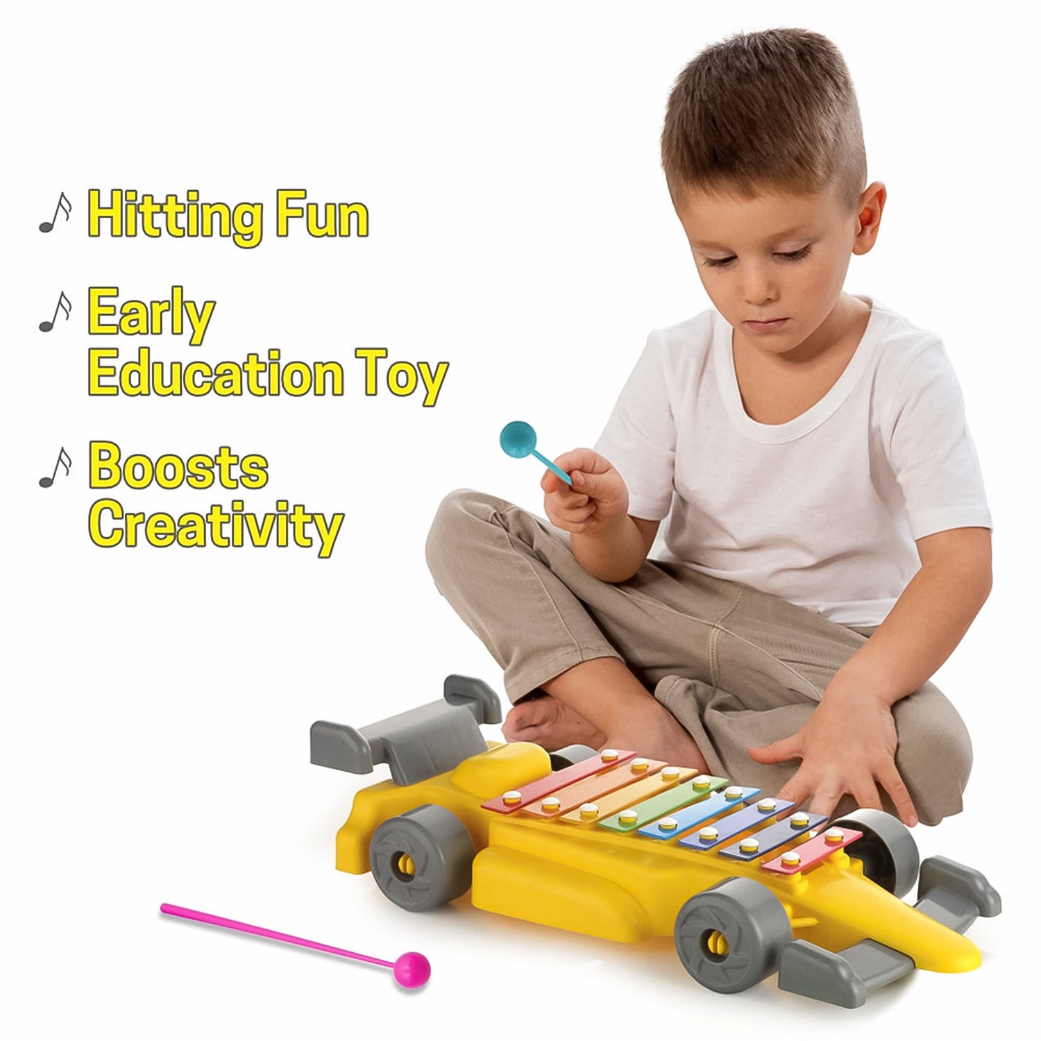 Musical Car Xylophone for Kids