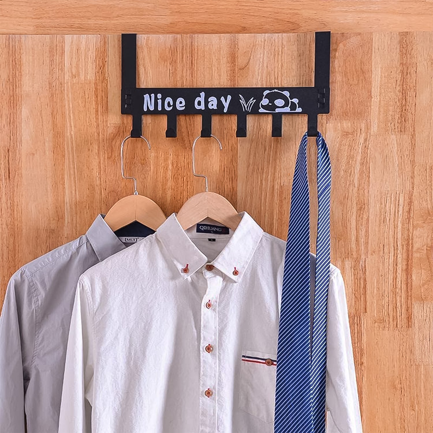 Heavy-duty Carbon Steel Door Hook Hanger Rack