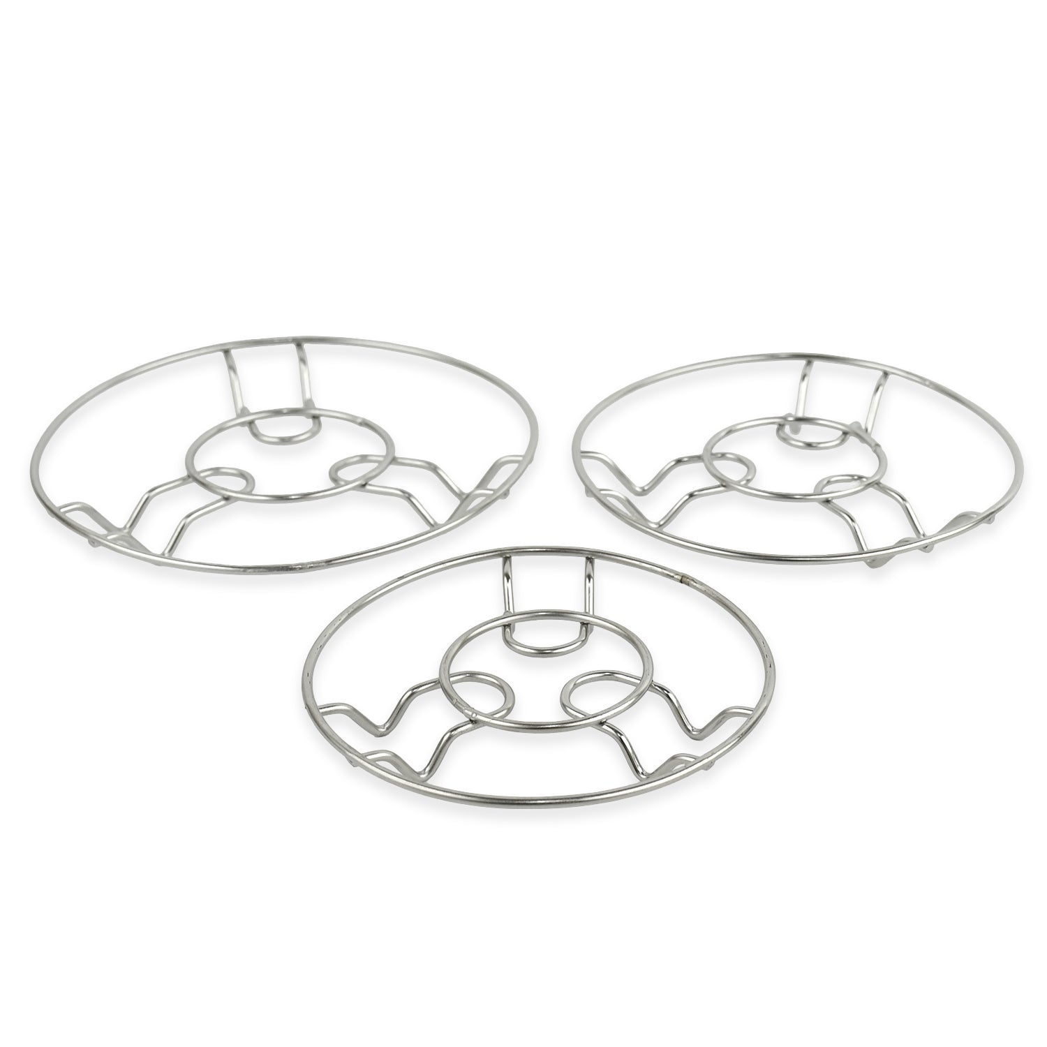 Stainless Steel Wire Hotmate Stand Set Of 3